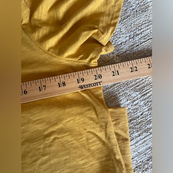 NWT Sezane Elvire T-Shirt in Safran / Saffron Yellow - Picture 9 of 10